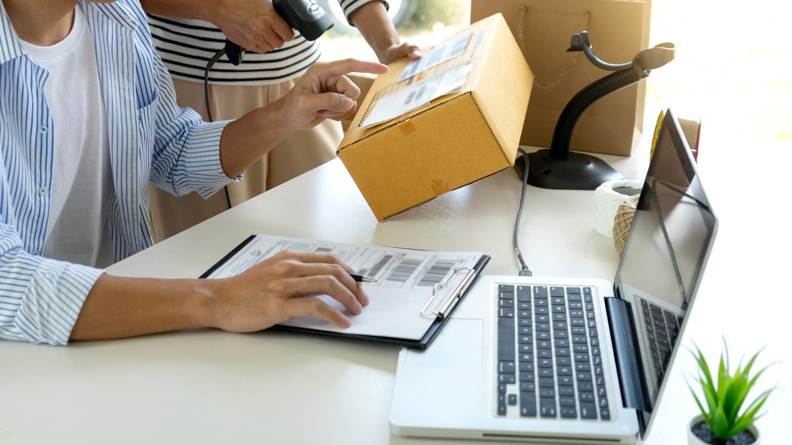 ecommerce website and parcel tracking