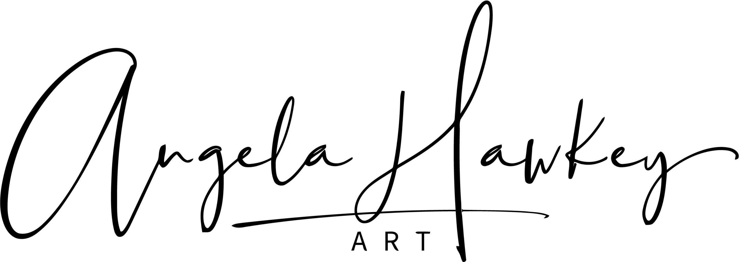 Angela Hawkey ART logo